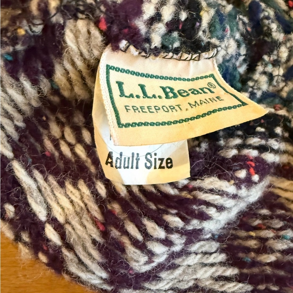 L.L. Bean Vintage Geometric Knit Hat